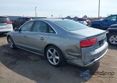 2013 Audi A8 3.0T из США, поврежденный, VIN WAUAGAFDXDN000755